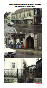 Photographies des inondations de février 1990 - Montbéliard