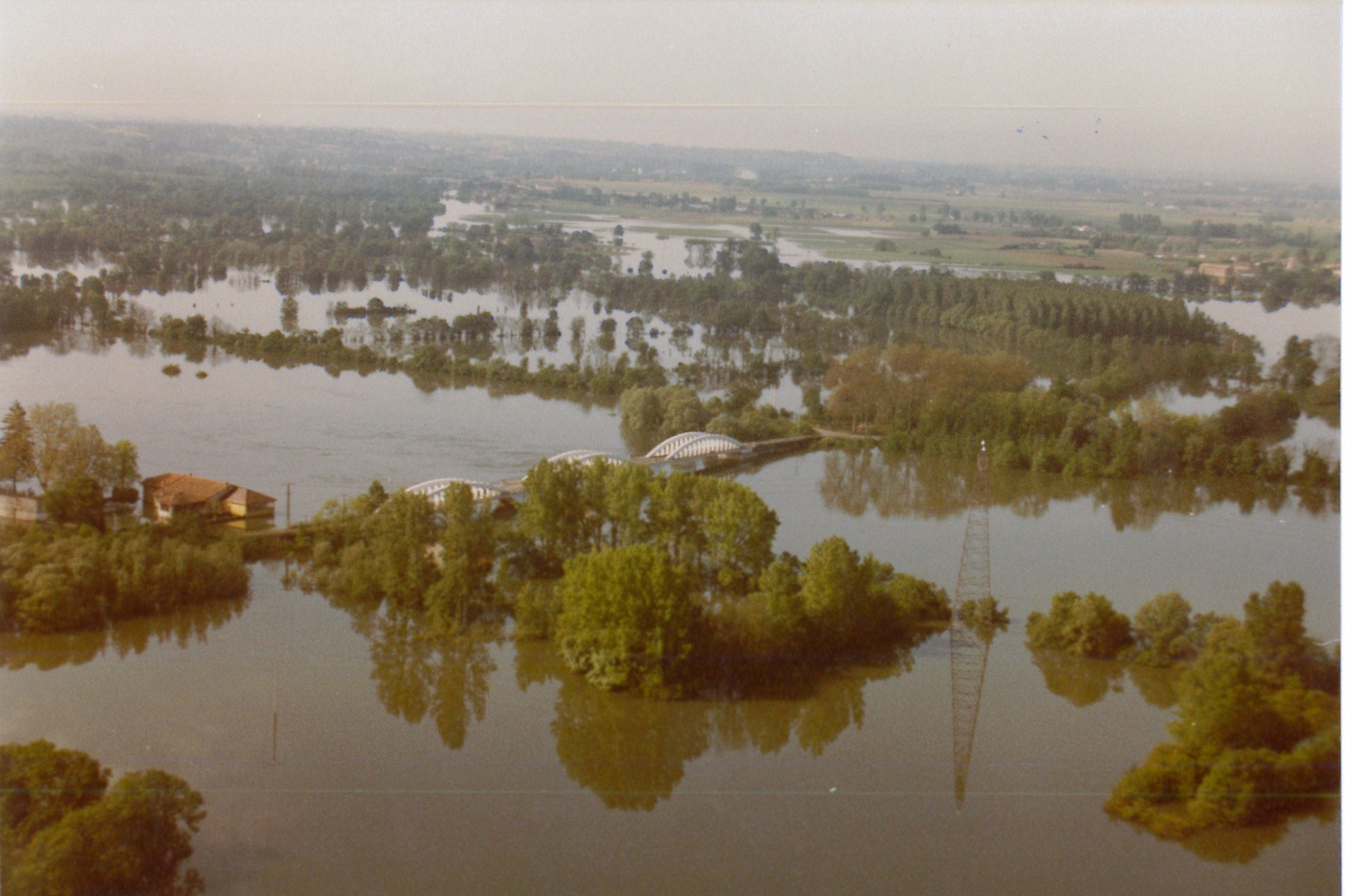 Crue de la Saône en 1983 à Thoissey