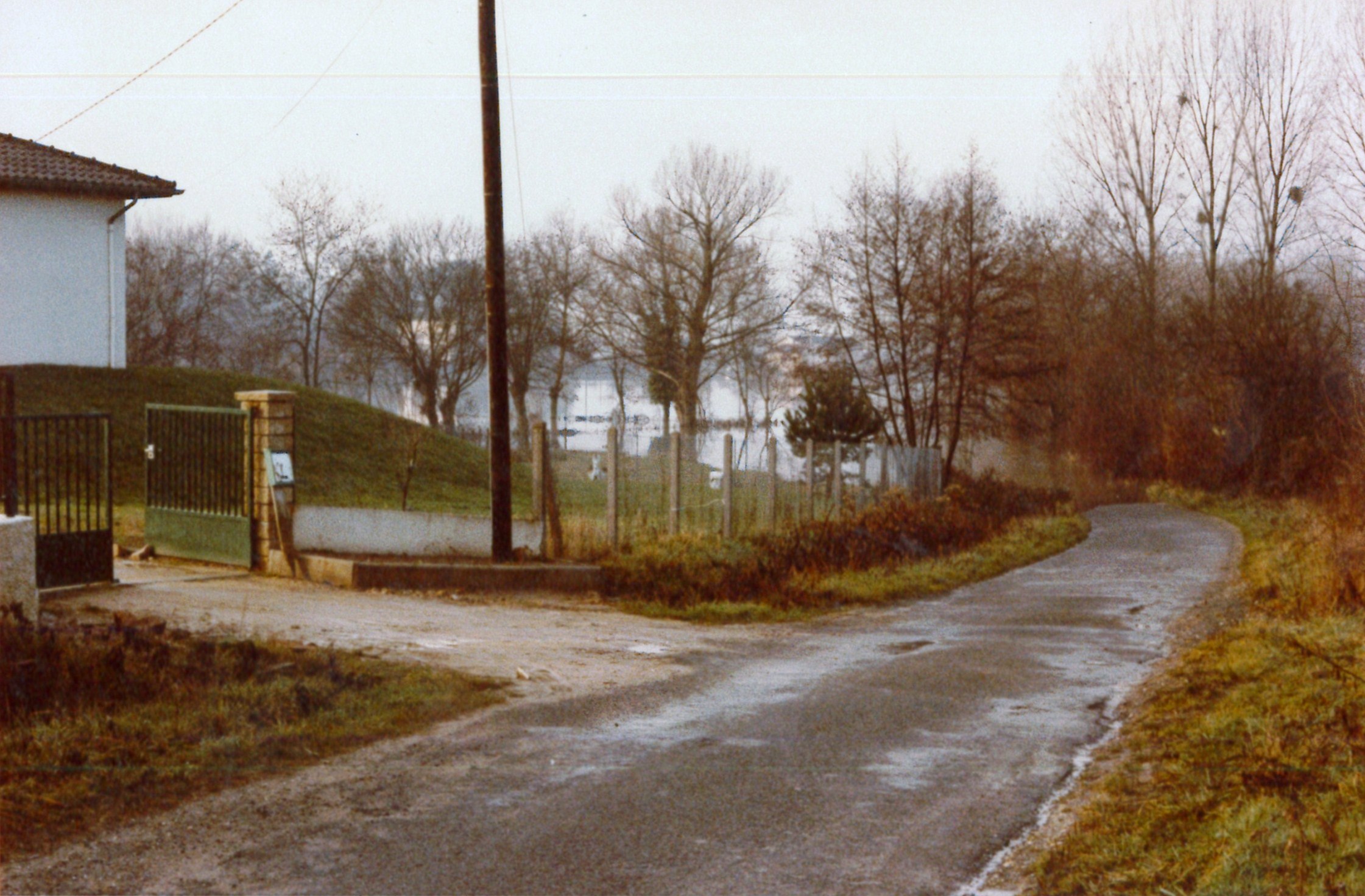 Crue de la Saône en 1981 à Guéreins