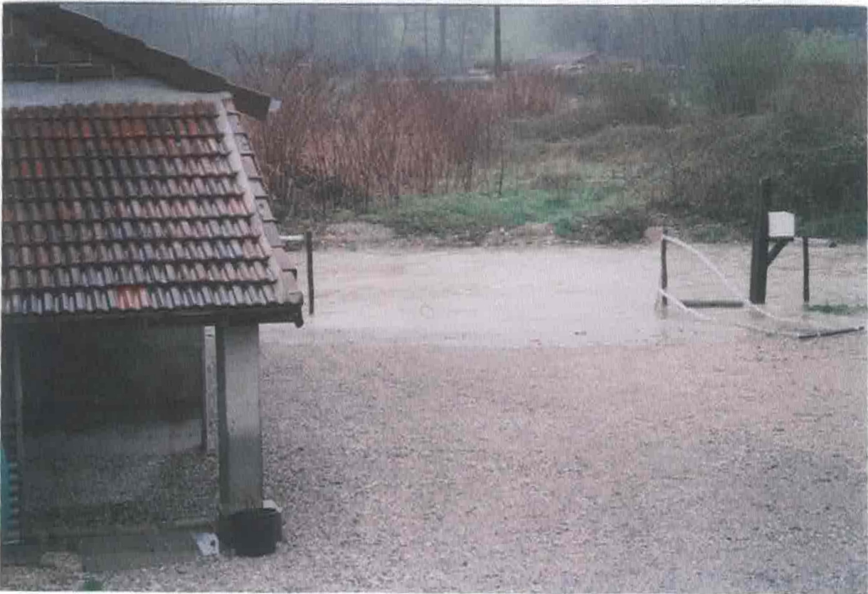 Crue de la Seille en 2005 à Nevy-sur-Seille