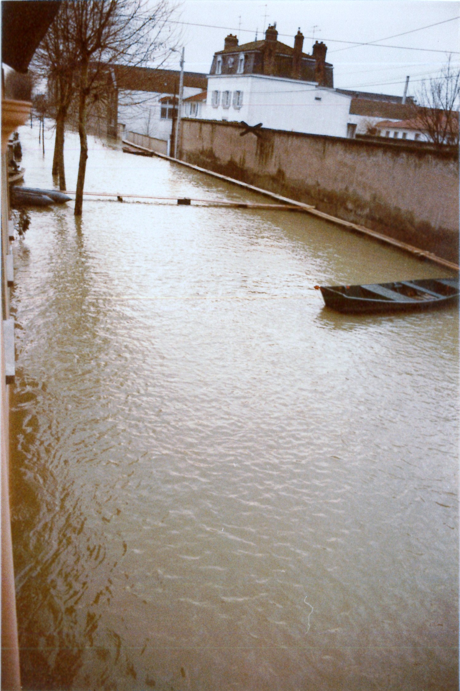 Crue de la Saône en 1981 à Mâcon