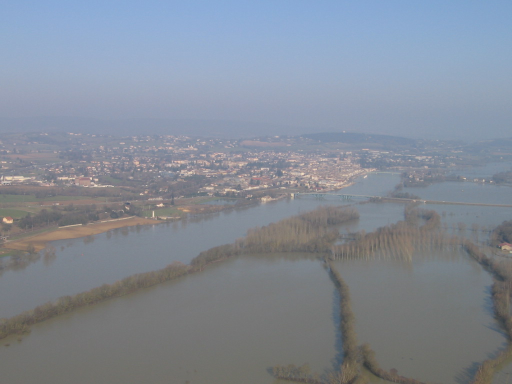 Crue de la Saône en 2006 à Préty