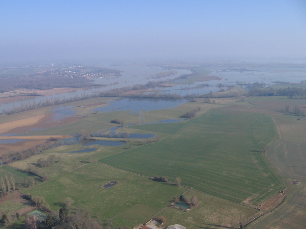 Crue de la Saône en 2006 à Allériot