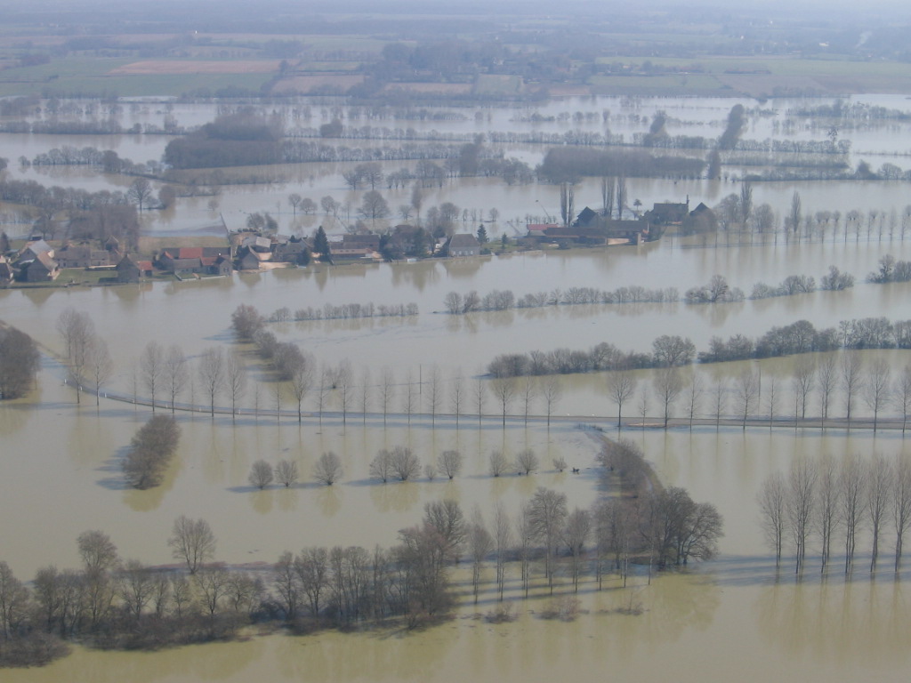 Crue de la Saône en 2006 à Saint-Germain-du-Plain