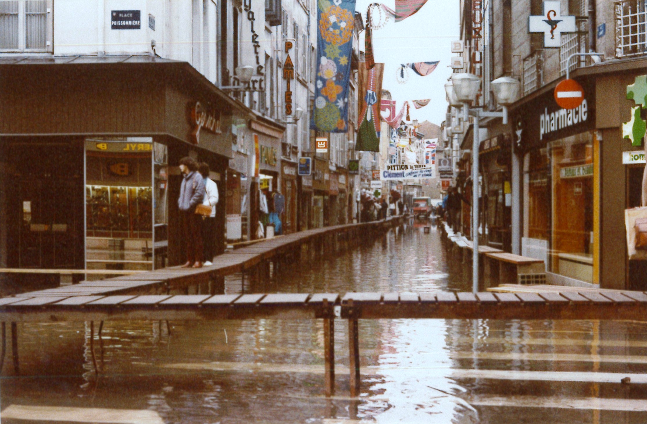 Crue de la Saône en 1981 à Mâcon