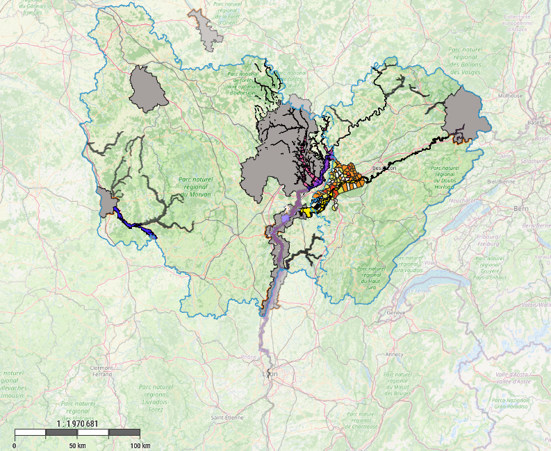 Cartographie des zones inondables
