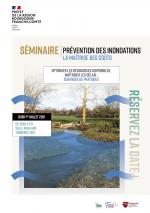 réservez la date du séminaire prévention des inondations 2021
